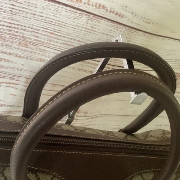 GUCCi Sherry Line Hand Bag Brown